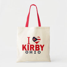 Amo a Kirby, Ohio Bolsas De Mano