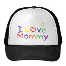 Amo a la mamá gorros  