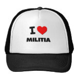Amo a la milicia gorro de camionero