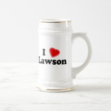 Amo a Lawson Taza De Café