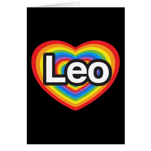 Imagenes Te Amo Leo | amo a leo te amo leo coraz 243 n tarjeta de felicitaci 243 n Imagenes Te Amo Leo | amo a leo te amo leo coraz 243 n tarjeta de felicitaci 243 n
