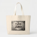 Amo a lesbianas bolsas de mano
