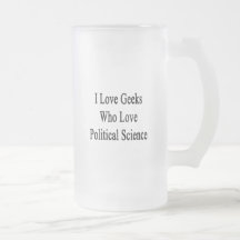 Amo a los frikis que aman ciencia política tazas
