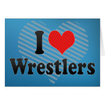 Amo a luchadores felicitaciones
