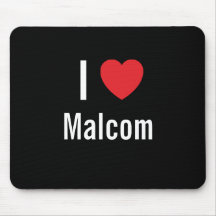 Amo a Malcolm Alfombrillas De Ratón