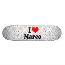 Amo a Marco Patín Personalizado