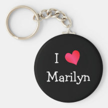 Amo a Marilyn Llaveros Personalizados