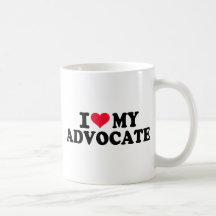 Amo a mi abogado tazas