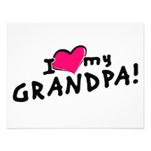 ¡Amo a mi abuelo! Invitaciones Personales
