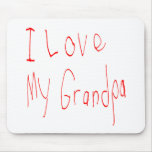 ¡Amo a mi abuelo! Mousepad Tapetes De Raton
