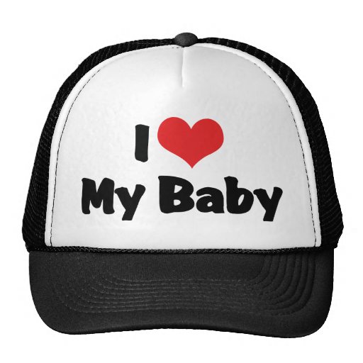 Amo a mi bebé gorros bordados