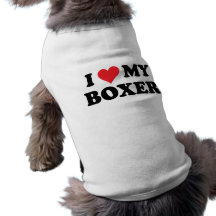 Amo a mi boxeador camisa de perro
