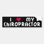 Amo a mi Chiropractor Pegatina De Parachoque