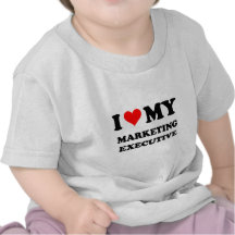 Amo a mi ejecutivo de marketing camiseta