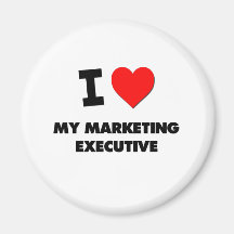 Amo a mi ejecutivo de marketing iman para frigorífico