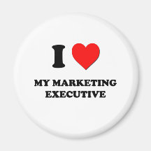 Amo a mi ejecutivo de marketing imán