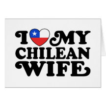 Amo a mi esposa chilena felicitación
