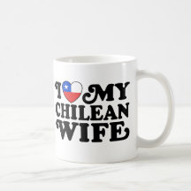 Amo a mi esposa chilena tazas