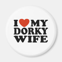 Amo a mi esposa Dorky Imanes De Nevera