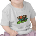 Amo a mi hermana gemela camisetas