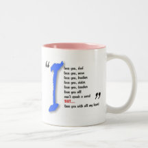 Amo a mi hija autística - diseñe la serie taza de café