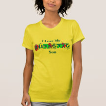Amo a mi hijo autístico camiseta