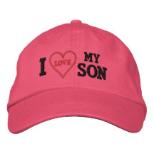 Amo a mi hijo gorra de beisbol