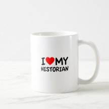 Amo a mi historiador tazas de café