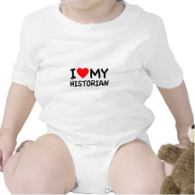 Amo a mi historiador trajes de bebé