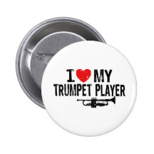 Amo a mi jugador de trompeta pins