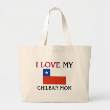 Amo a mi mamá chilena bolsas de mano