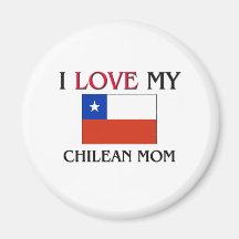 Amo a mi mamá chilena imanes  