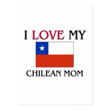 Amo a mi mamá chilena postal