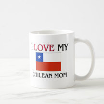 Amo a mi mamá chilena tazas