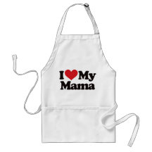 Amo a mi mamá delantales
