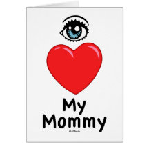 Amo a mi mamá tarjetón