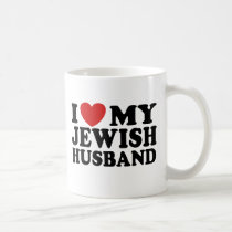 Amo a mi marido judío tazas