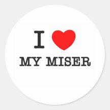 Amo a mi Miser Etiqueta