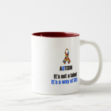 Amo a mi niño con autismo - diseñe la serie taza de café