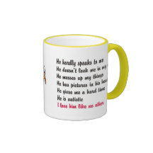 Amo a mi niño con autismo - diseñe la serie tazas de café