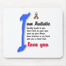 Amo a mi niño con el autismo - mousepad único tapetes de raton