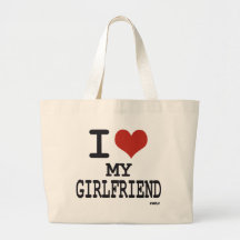 Amo a mi novia bolsas de mano