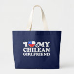 Amo a mi novia chilena bolsas de mano