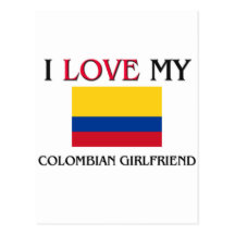 Amo a mi novia colombiana postales