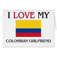 Amo a mi novia colombiana tarjeton