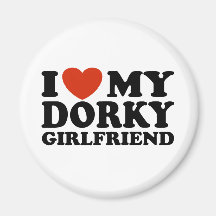 Amo a mi novia Dorky Imán Para Frigorifico