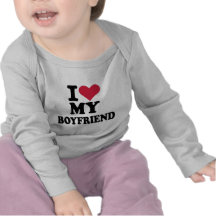 Amo a mi novio camiseta