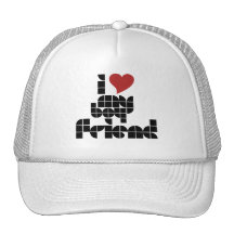 Amo a mi novio gorras