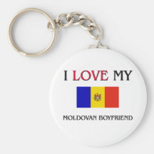 Amo a mi novio moldavo llavero personalizado
