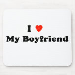 Amo a mi novio Mousepad Alfombrilla De Ratones